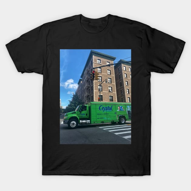 Green Truck, Harlem, Manhattan, New York City T-Shirt by eleonoraingrid